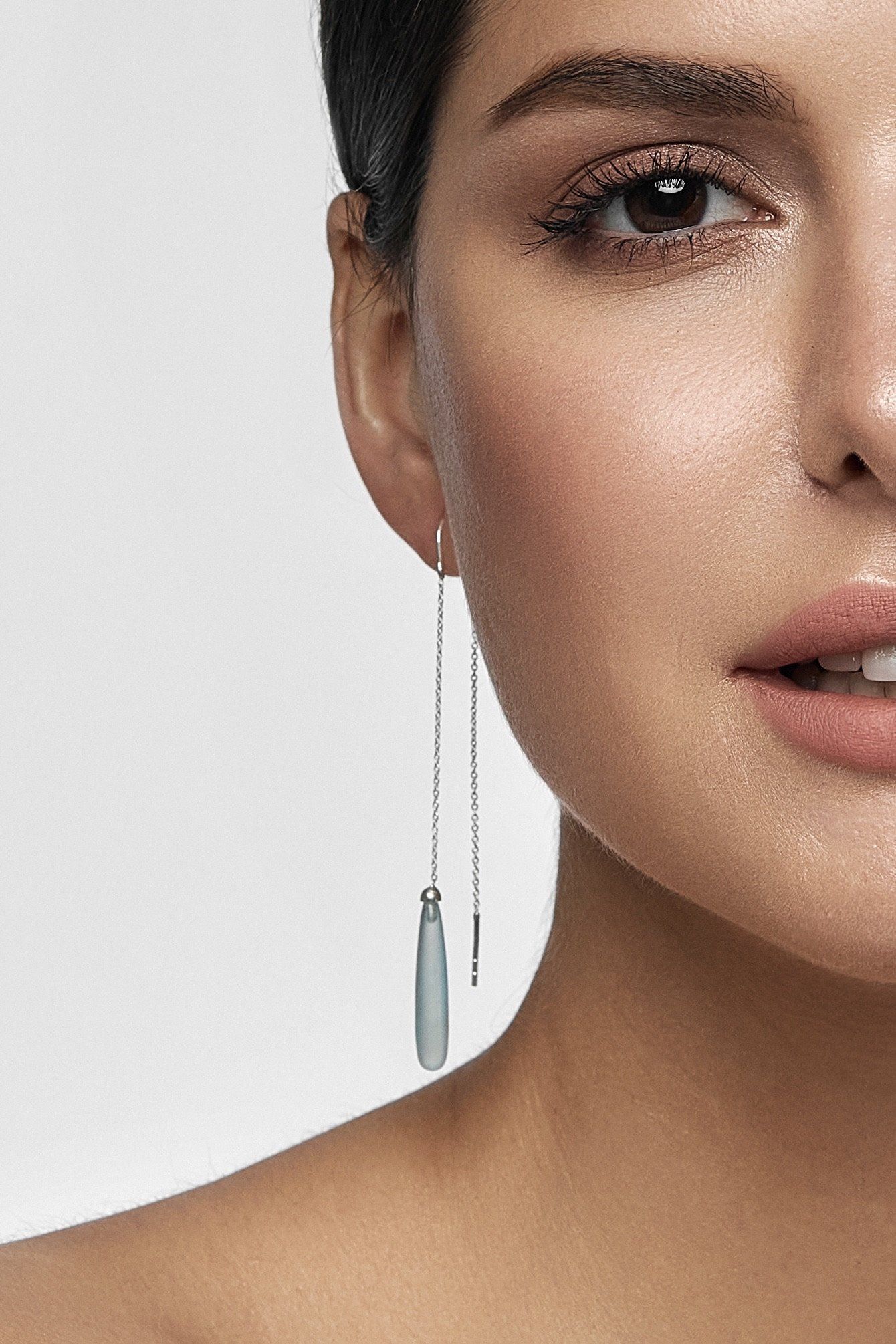 Aqua Chalcedony Drops
